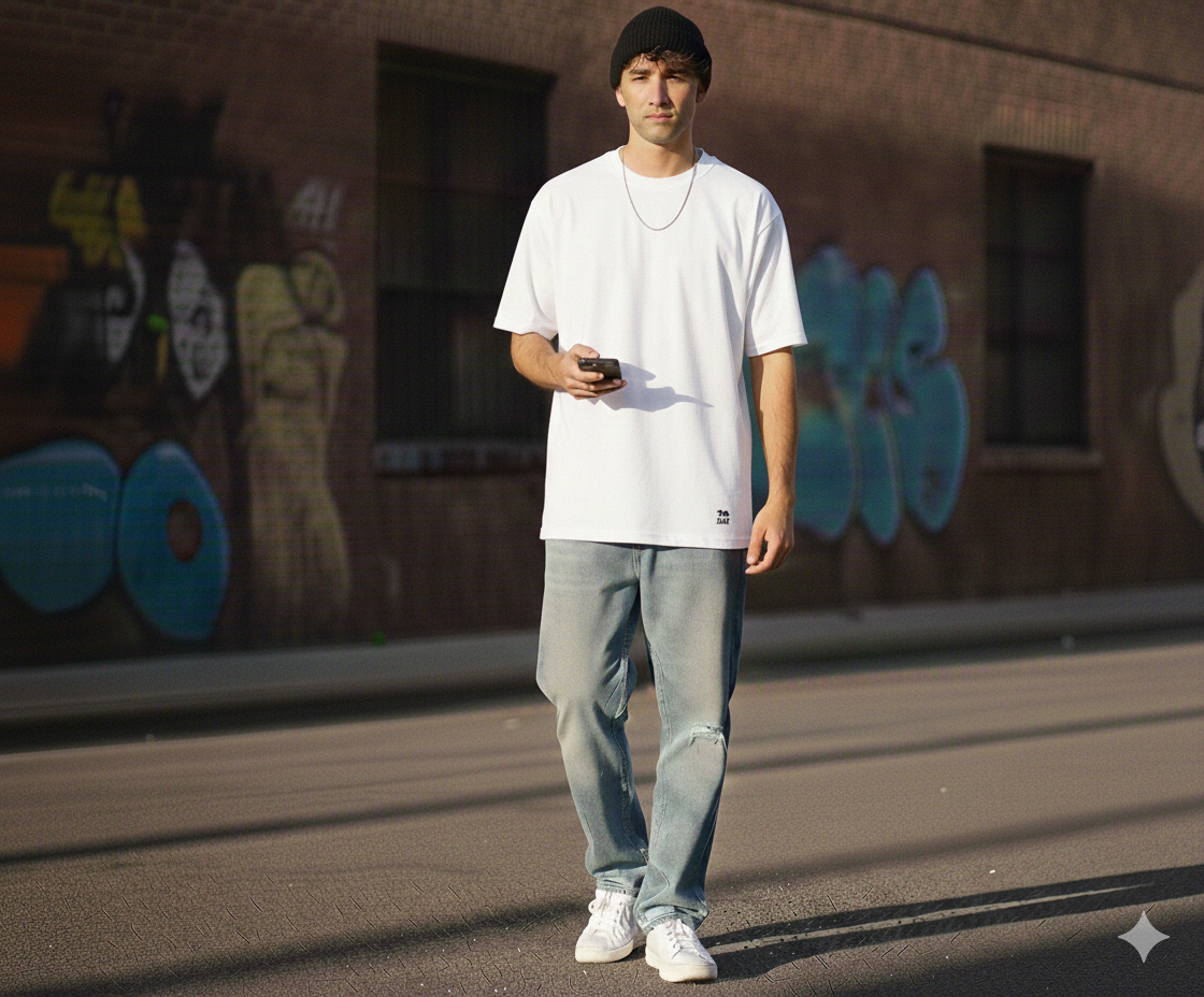 Oversized t-shirt - White