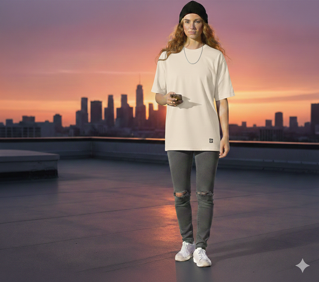 Oversized t-shirt - White