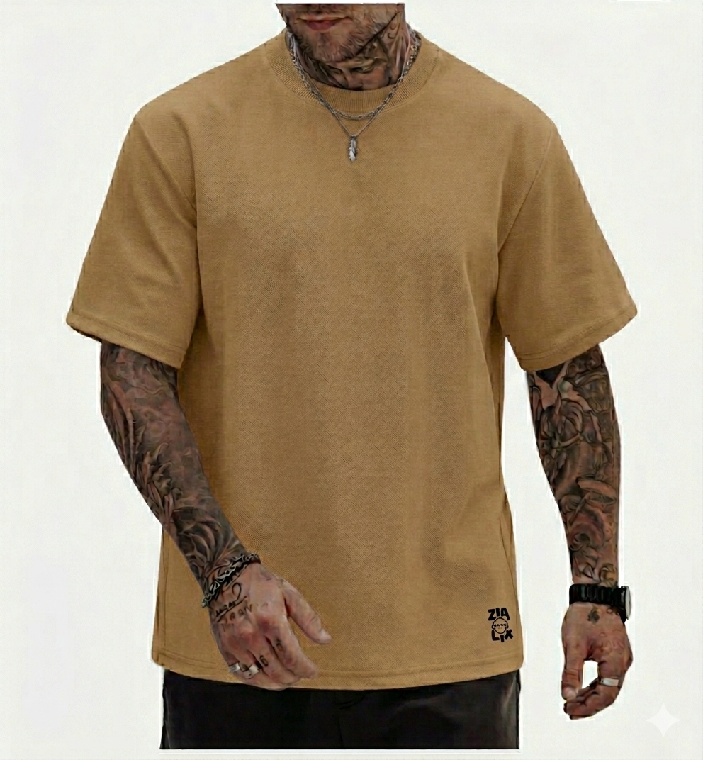 Oversized t-shirt - Camel