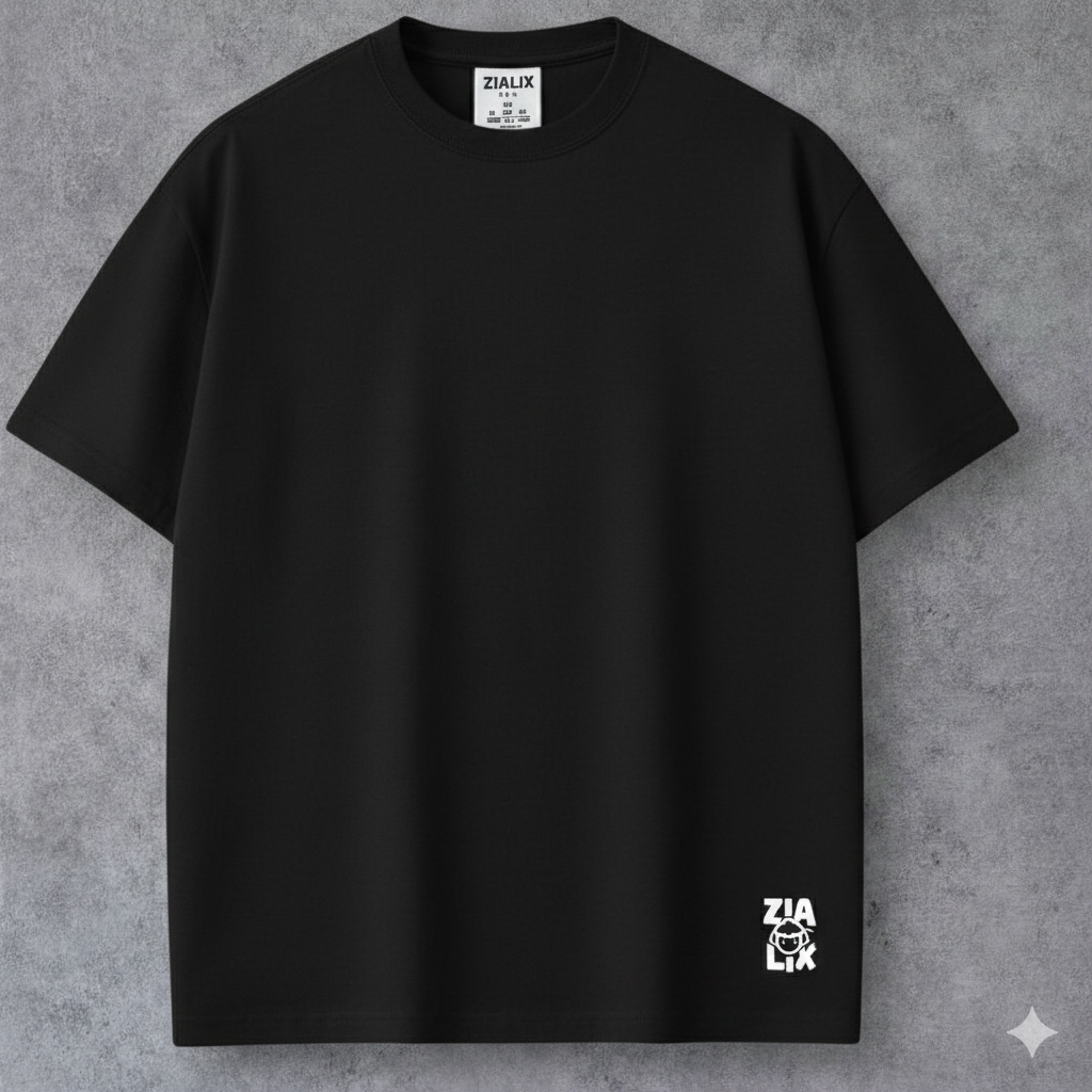 Oversized t-shirt - Black
