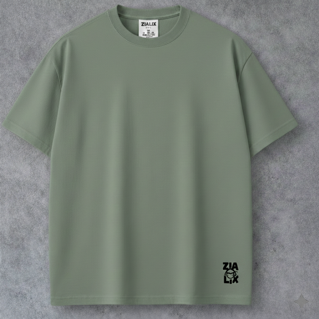 Oversized t-shirt - Cactus green