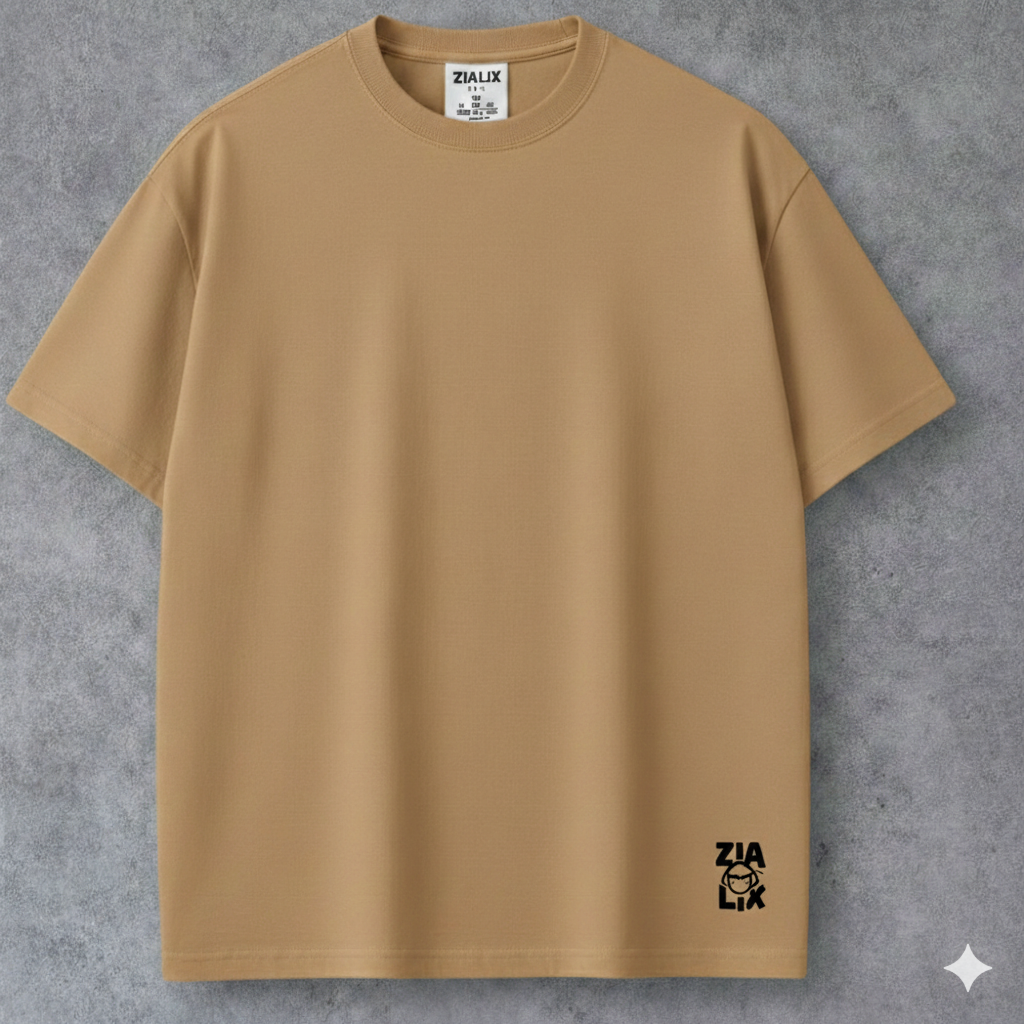 Oversized t-shirt - Camel