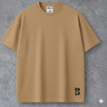 Oversized t-shirt - Camel