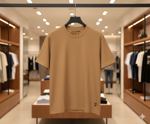 Boxi fit t-shirt - Camel