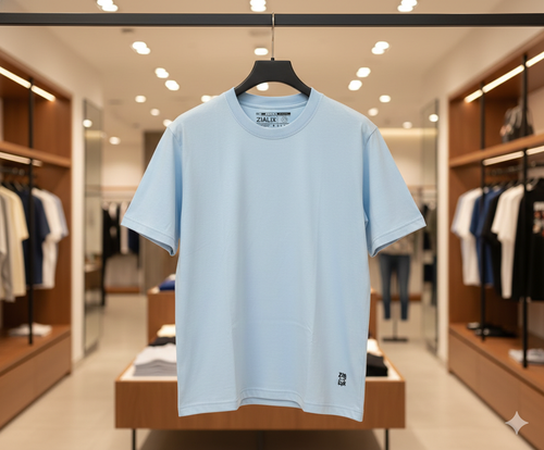 Boxi fit t-shirt - Sky blue