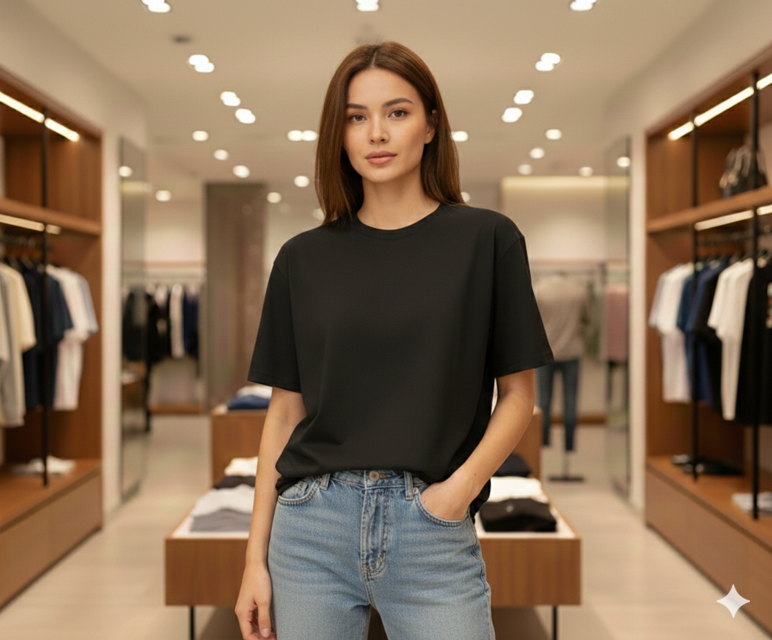 Boxi fit t-shirt - Black