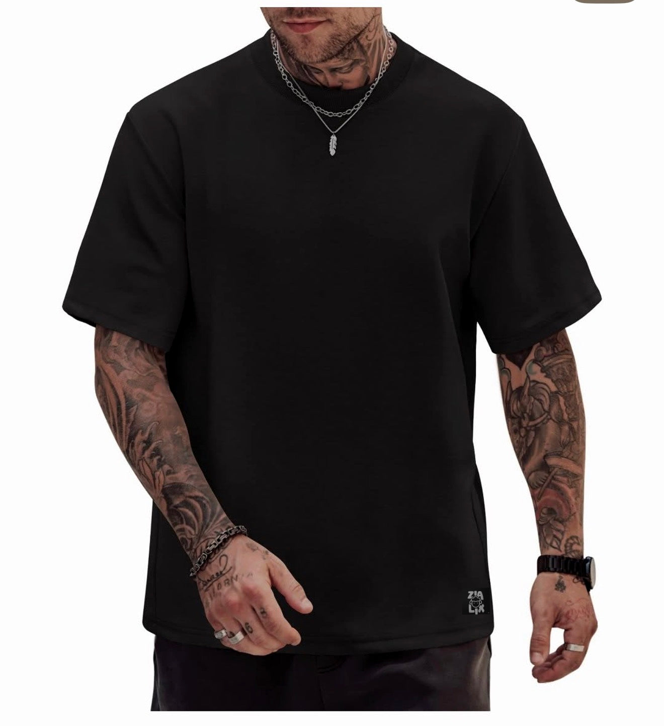Oversized t-shirt - Black
